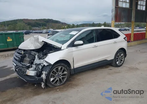 2018 Ford Edge Titanium z USA, uszkodzony, nr VIN 2FMPK4K81JBC43301